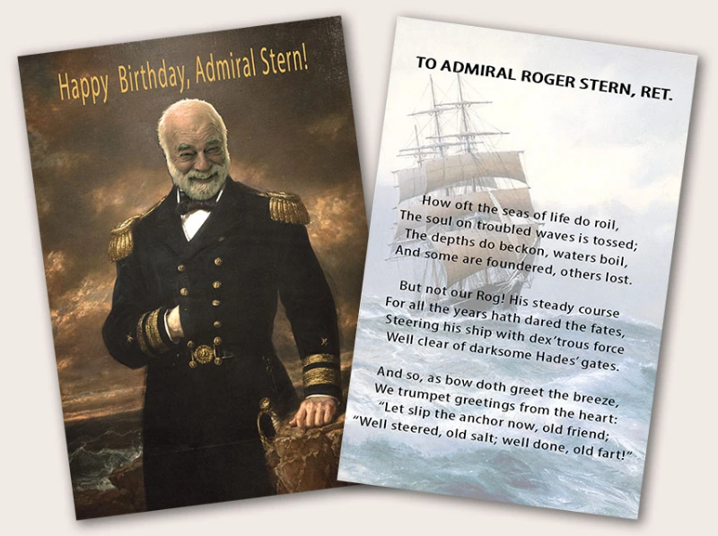 To Admiral Stern